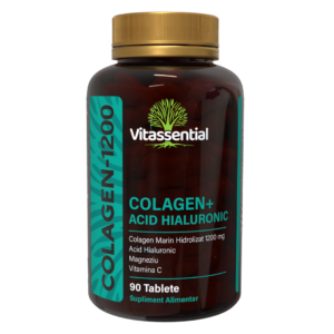 Colagen Forte 1200 + Acid Hialuronic, 1200mg, 90 capsule