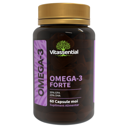 Omega 3 Forte, 350 mg EPA si 250 mg DHA, 60 capsule